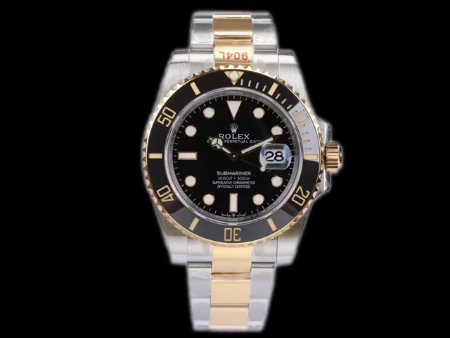 Two Tone 41mm Rolex Submariner 126613LN 3235 Black Dial RL-20505