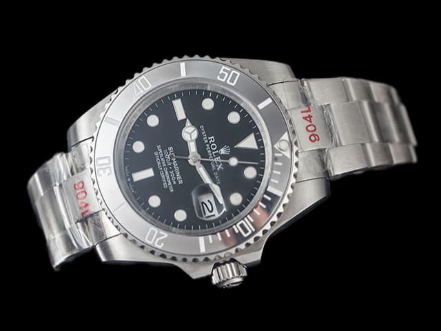 40mm Submariner 116610 Black Dial Grey Ceramic Steel RL1127