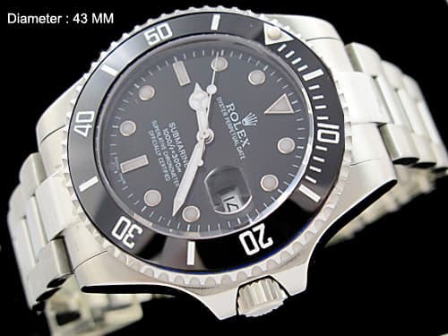 43mm Submariner 116610 Black Dial Steel RL1187