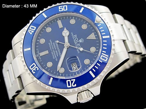 43mm Submariner 116610 Blue Dial Steel RL1188