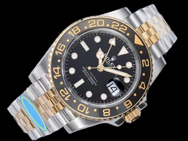 Two Tone 40mm GMT Master II 126713 Steel Jubilee Black Dial RL1120