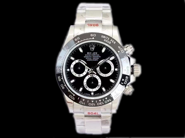 40mm Daytona 116510 7750 Black Dial RL-21556