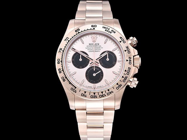 Rose Gold 40mm Daytona 126505 4131 Gold Dial Steel RL-24043