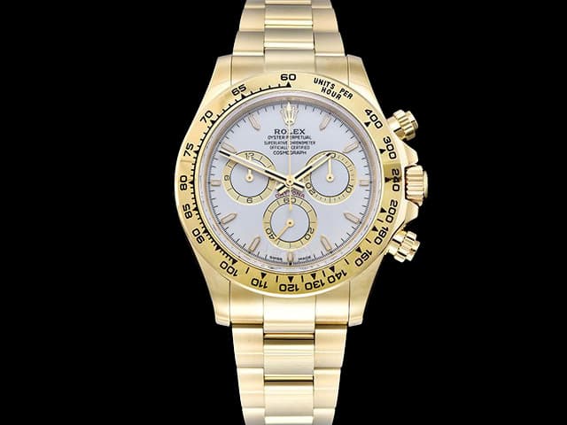 Yellow Gold 40mm Daytona 126508 4131 White Dial Steel RL-24052