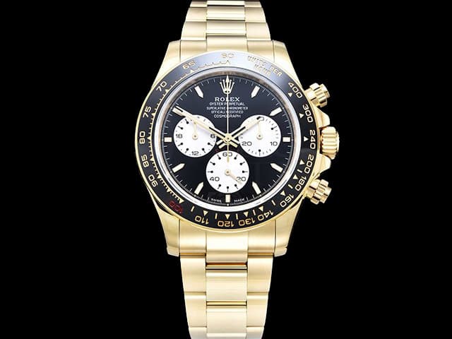 Yellow Gold 40mm Daytona 126529 Le Mans 4132 Black Dial Steel RL-24192