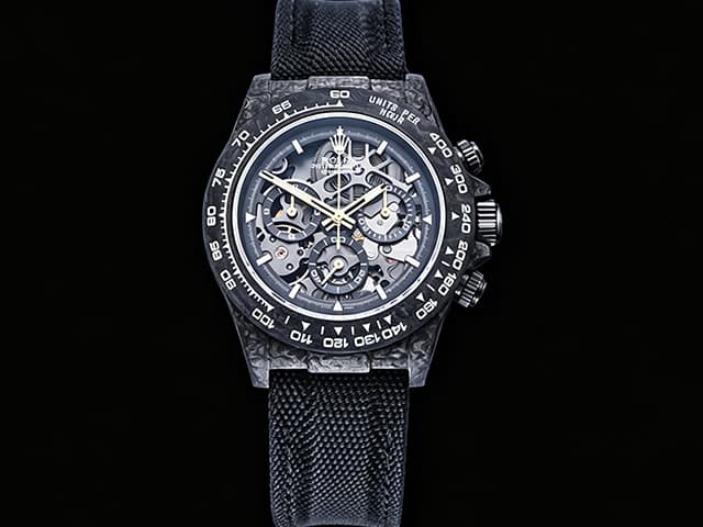 40mm Daytona 4130 DIW Forged Carbon White Skeleton RL-26064