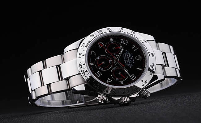 40mm Daytona 11650 Black Dial Steel RL68