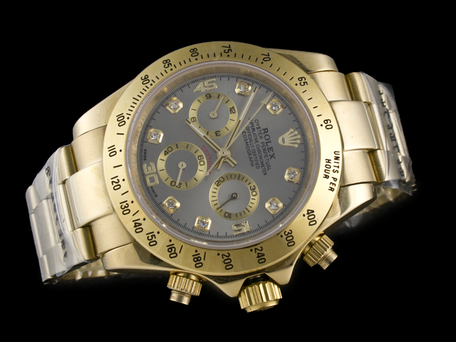 Yellow Gold 40mm Daytona 116508 Grey Dial RL888