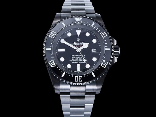 DLC 44mm DeepSea Pro Hunter 116660 3135 Black Dial Steel RL-25201