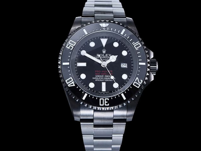 DLC 44mm DeepSea Pro Hunter 116660 3135 Double Red Jacques Piccard Limited Edition RL-25202