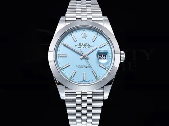 41mm Datejust 126300 3235 Light Blue Dial Jubilee RL-24114