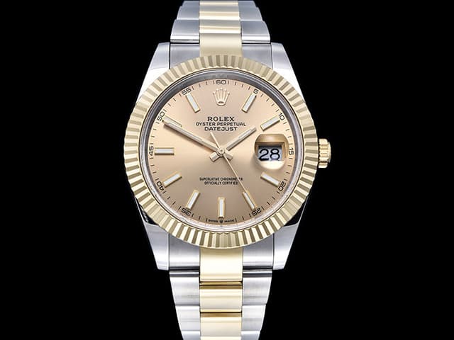 Two Tone 41mm Datejust 126333 3235 Gold Dial Oyster 904L Steel RL-24121