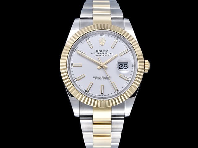 Two Tone 41mm Datejust 126333 3235 White Dial Oyster 904L Steel RL-24122