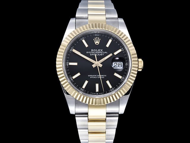 Two Tone 41mm Datejust 126333 3235 Black Dial Oyster 904L Steel RL-24123