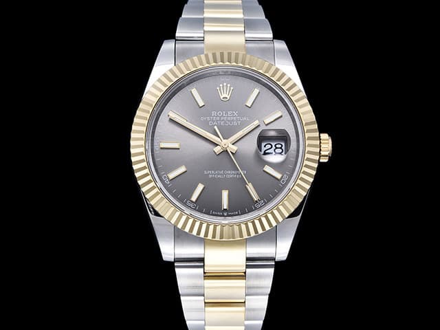 Two Tone 41mm Datejust 126333 3235 Grey Dial Oyster 904L Steel RL-24125