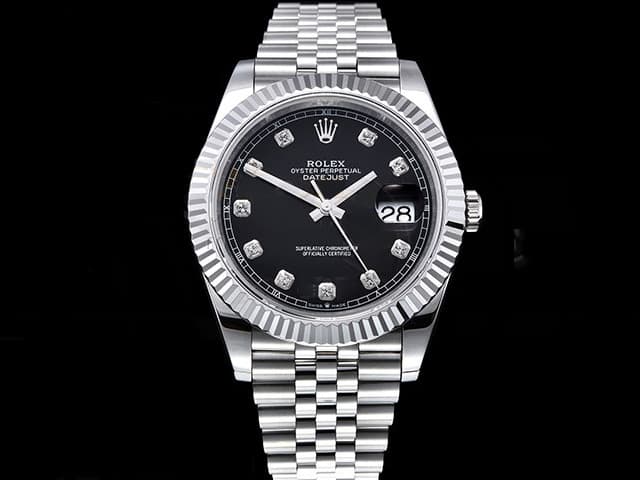 41mm Datejust 126300 3235 Black Dial 904L Jubilee RL-24151