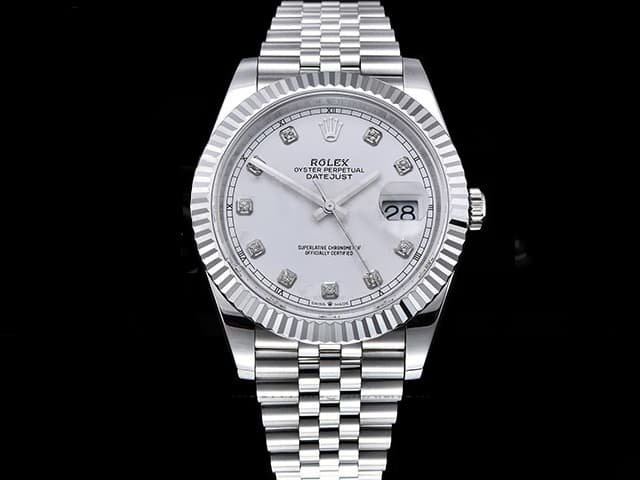 41mm Datejust 41mm 126300 3235 White Dial 904L Jubilee RL-24154