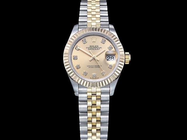 Two Tone 28mm Datejust 279173 2671 Gold Dial 904L Jubilee RL-24185