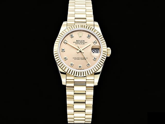 Yellow Gold 31mm Datejust 278278 2824 Gold Dial 904L President RL-26032