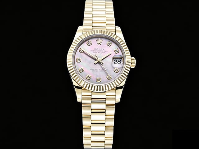 Yellow Gold 31mm Datejust 278278 2824 Grey MOP Dial 904L President RL-26035