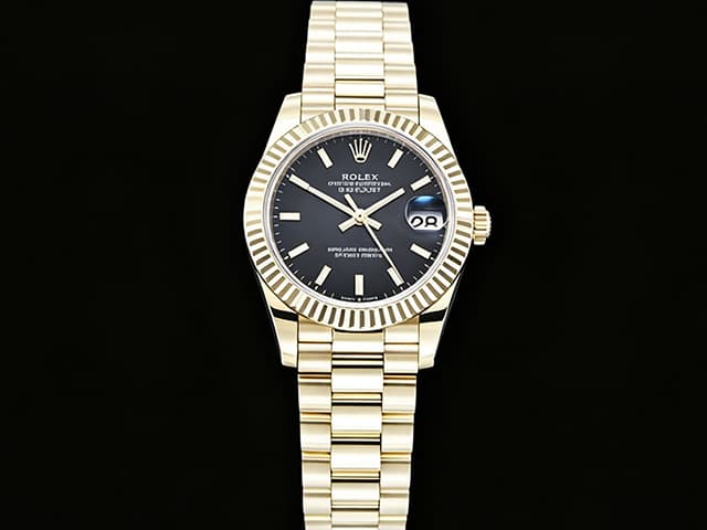 Yellow Gold 31mm Datejust 278278 2824 Black Dial 904L President RL-26042