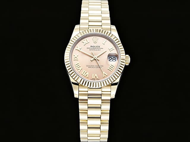 Yellow Gold 31mm Datejust 278278 2824 Gold Dial 904L President RL-26043