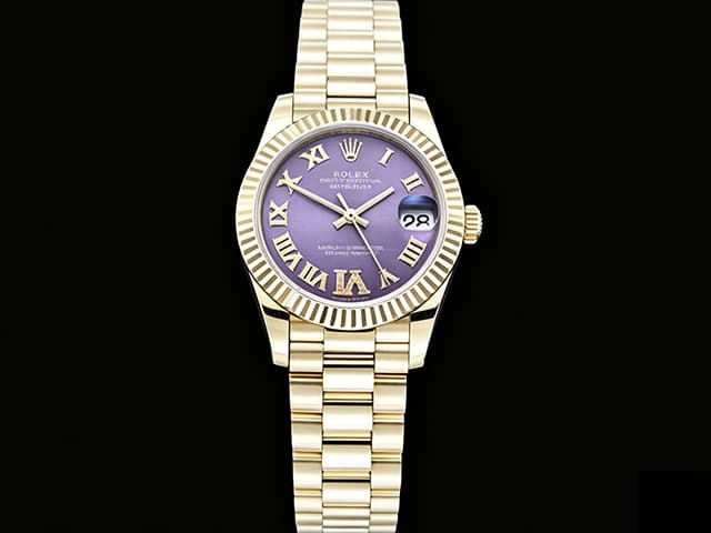 Yellow Gold 31mm Datejust 278278 2824 Black Dial 904L President RL-26045
