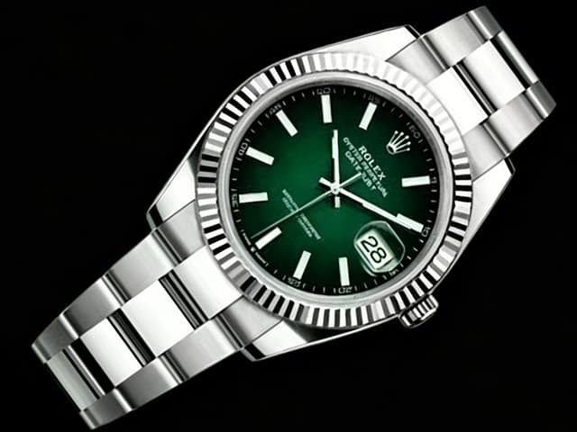 41mm Datejust II 126300 Smoked Green Dial Oyster RL1207