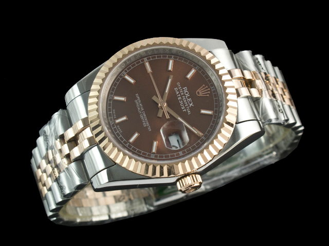 Two Tone 36mm Datejust 126203 Brown Dial Steel RL668