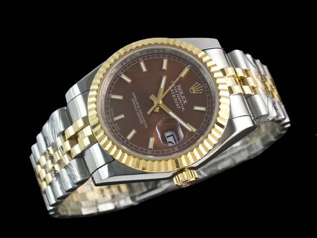 Two Tone 36mm Datejust 126203 Brown Dial Steel RL673