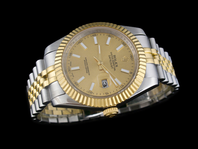 Two Tone 41mm Datejust II 126331 Gold Dial Steel RL955