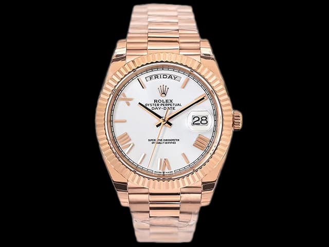 Rose Gold 40mm Daydate President 228238 3235 White Dial RL-24002