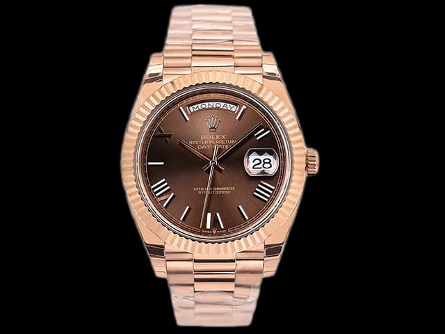 Rose Gold 40mm Daydate President 228238 3235 Brown Dial RL-24004