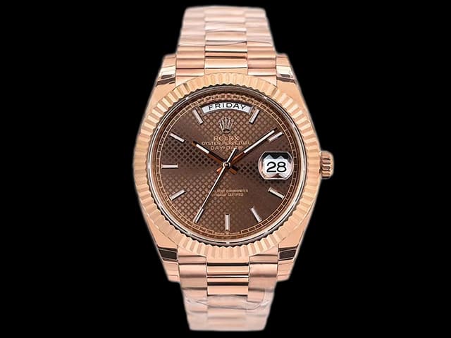 Rose Gold 40mm Daydate President 228238 3235 Brown Dial RL-24006