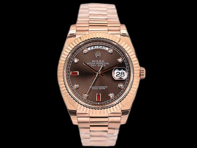 Rose Gold 40mm Daydate President 228238 3235 Brown Dial RL-24014