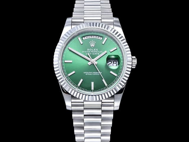 40mm Daydate President 228236 3235 Green Dial RL-24076