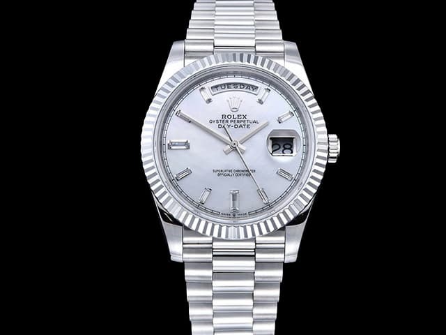 40mm Daydate President 228236 3235 White Mother of Pearl Dial RL-24085