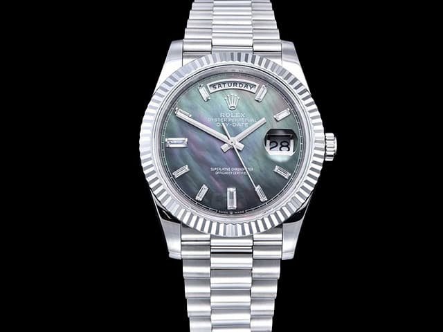 40mm Daydate President 228236 3235 Black Mother of Pearl Dial RL-24086