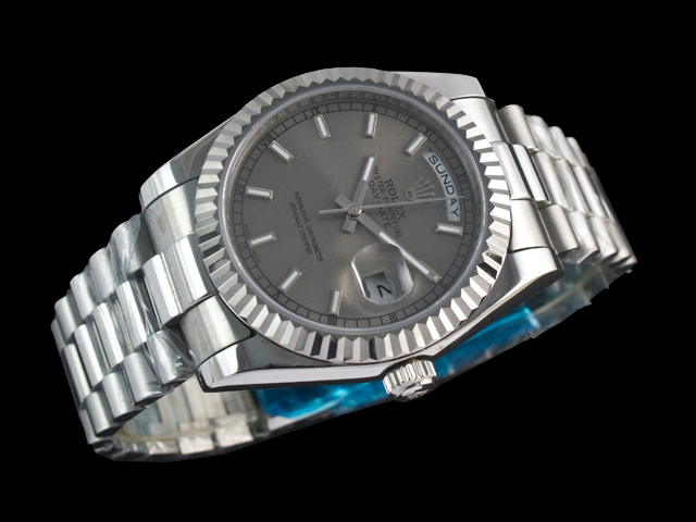 36mm Day date 118239 Grey Dial Steel RL655