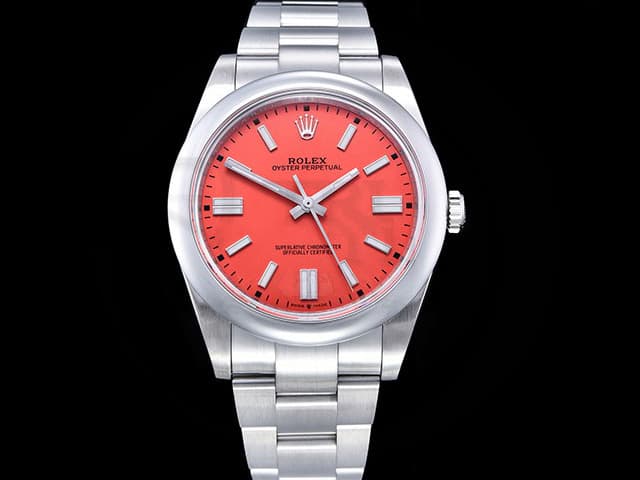 41mm Oyster Perpetual 3230 Steel 124300 904L Red Dial RL-24214