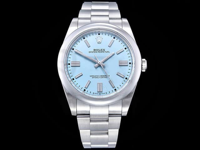 41mm Oyster Perpetual 3230 Steel 124300 904L Light Blue Dial RL-24216