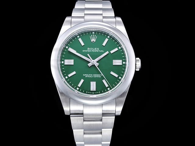 41mm Oyster Perpetual 3230 Steel 124300 904L Green Dial RL-24217