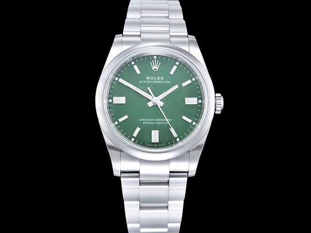 36mm Oyster Perpetual 3230 Steel 126000 Green Dial RL-25162