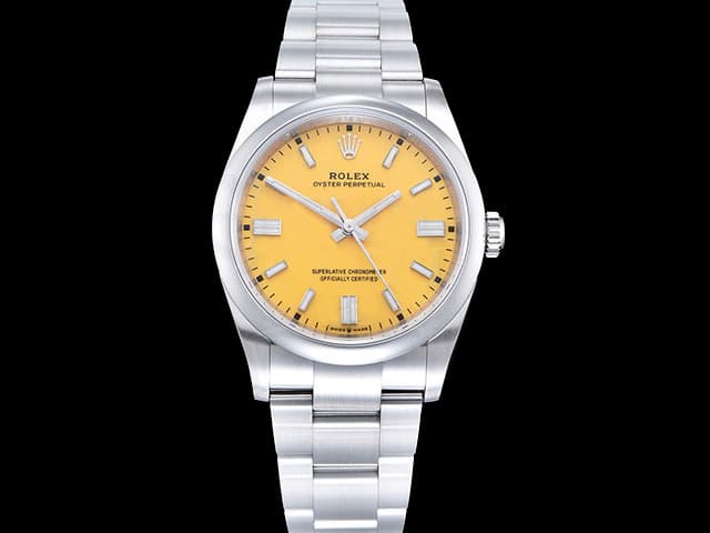 36mm Oyster Perpetual 3230 Steel 126000 Yellow Dial RL-25163