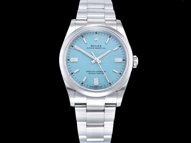 36mm Oyster Perpetual 3230 Steel 126000 Light Blue Dial RL-25166