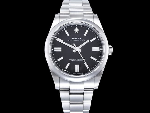 41mm Oyster Perpetual 3230 Steel 124300 Black Dial RL-25176