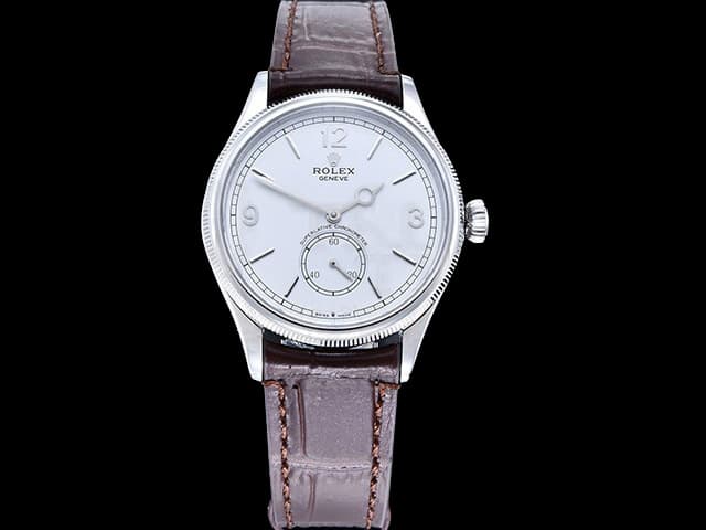 39mm Perpetual 1908 52509 Steel 7140 White Dial RL-25191