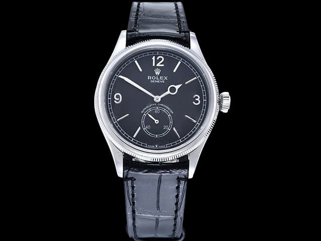 39mm Perpetual 1908 52509 Steel 7140 Black Dial RL-25193