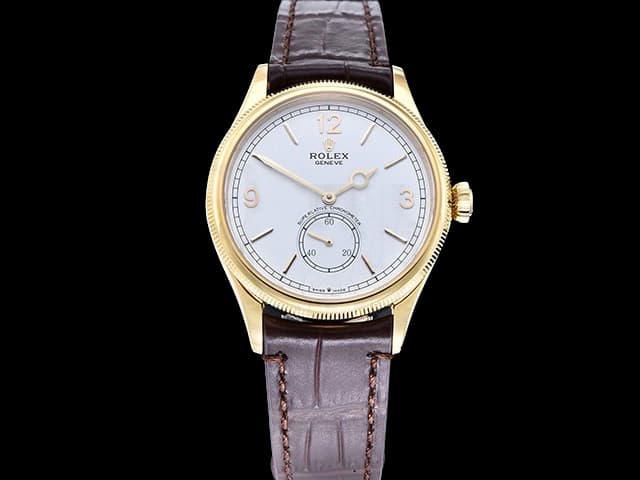 Yellow Gold 39mm Perpetual 1908 52509 Steel 7140 White Dial RL-25195