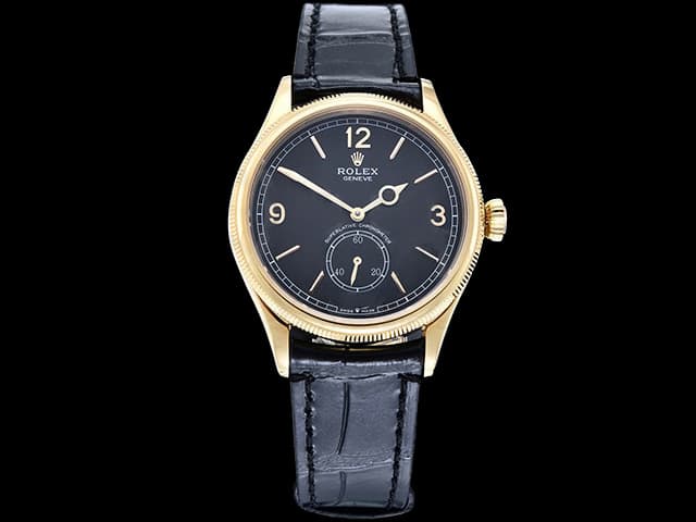 Yellow Gold 39mm Perpetual 1908 52509 Steel 7140 Black Dial RL-25196